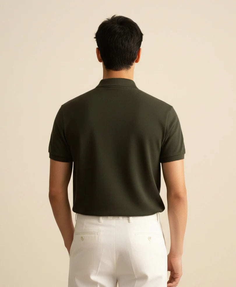 VINTAGE VOILAT ZIP POLO