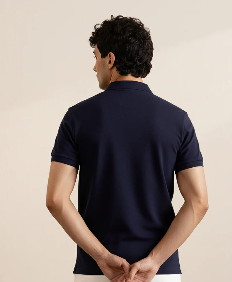 VINTAGE VOILAT ZIP POLO