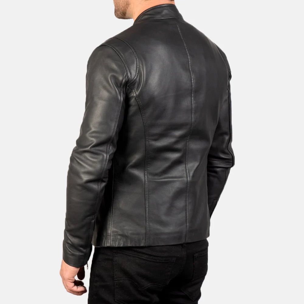 IONIC BLACK LEATHER JACKETS
